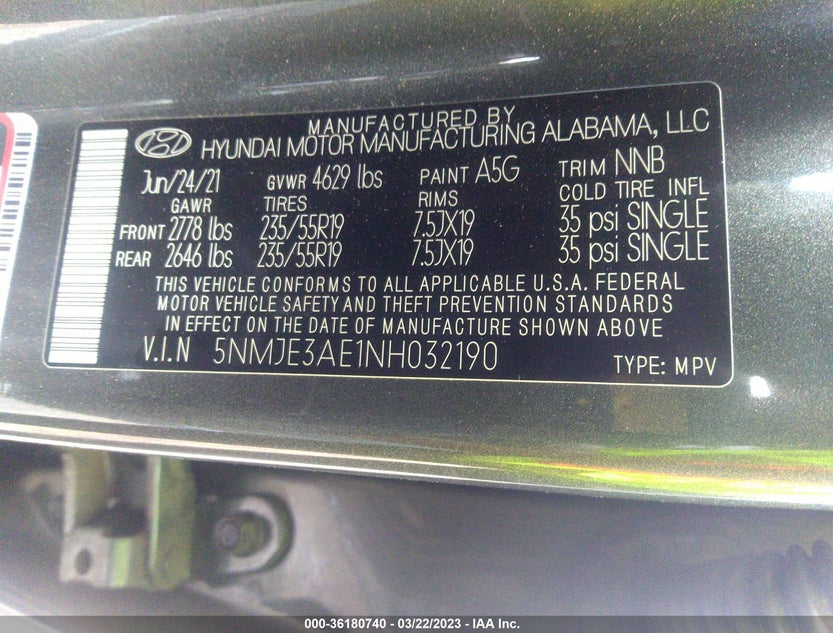 5NMJE3AE1NH032190