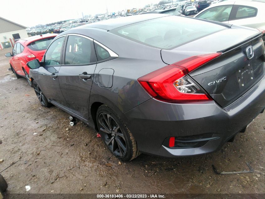 2020 Honda Civic Sedan Sport VIN: 19XFC2F89LE026456 Lot: 36183406