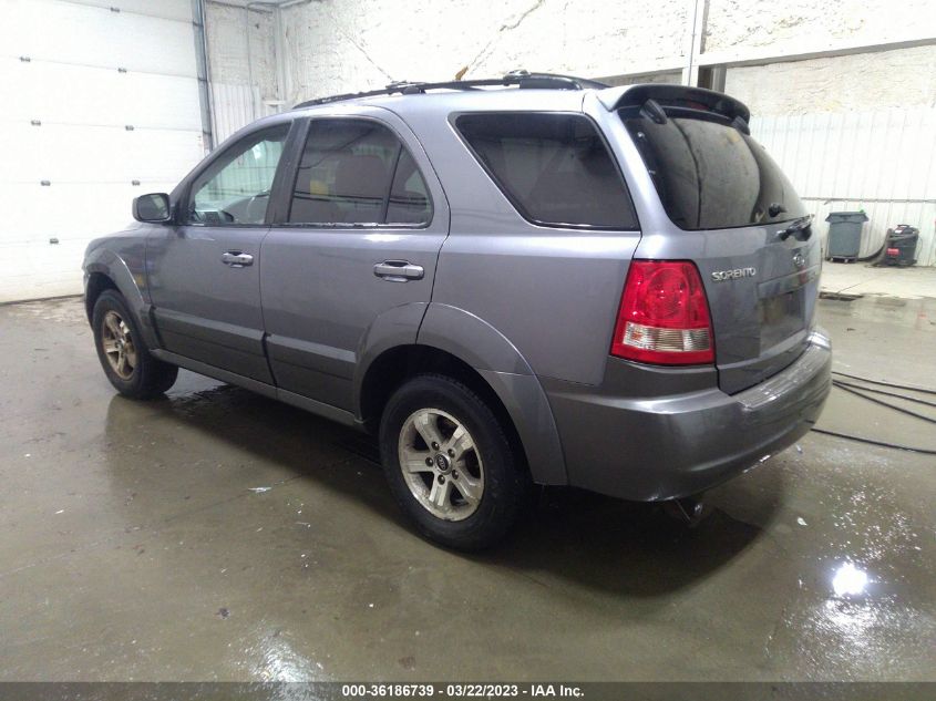 2003 Kia Sorento Ex/Lx VIN: KNDJC733235069421 Lot: 36186739