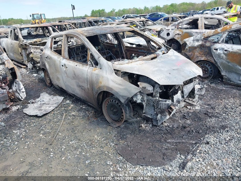 2015 Nissan Leaf S VIN: 1N4AZ0CP8FC324586 Lot: 36187253