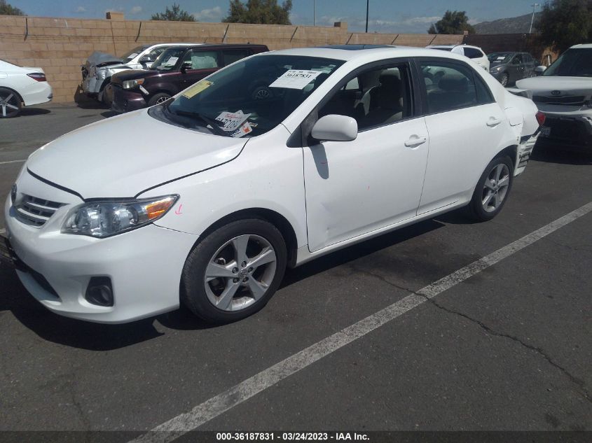 2013 Toyota Corolla Le VIN: 5YFBU4EE0DP117095 Lot: 36187831