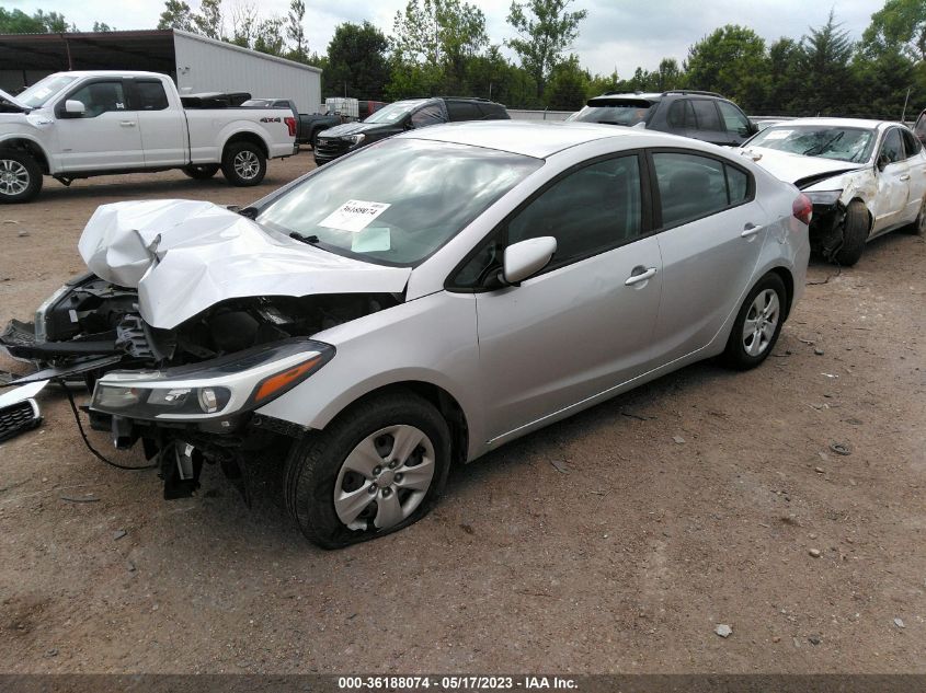 2017 Kia Forte Lx VIN: 3KPFK4A7XHE019388 Lot: 36188074