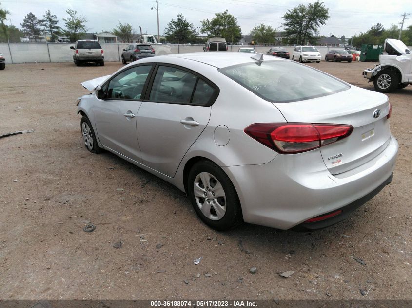 2017 Kia Forte Lx VIN: 3KPFK4A7XHE019388 Lot: 36188074