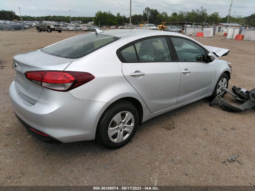 2017 Kia Forte Lx VIN: 3KPFK4A7XHE019388 Lot: 36188074