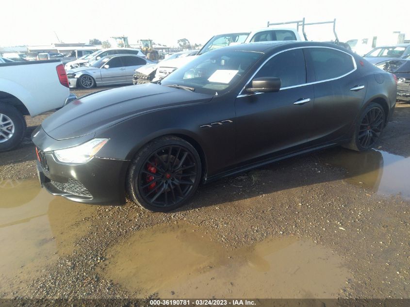 2014 Maserati Ghibli S Q4 VIN: ZAM57RTA0E1095313 Lot: 36190781