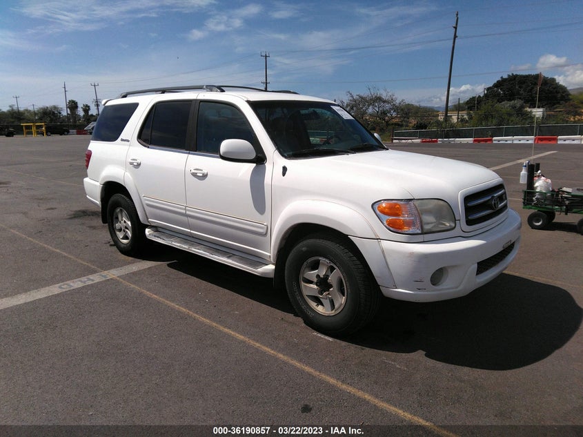 2001 Toyota Sequoia Limited VIN: 5TDZT38AX1S019568 Lot: 36190857