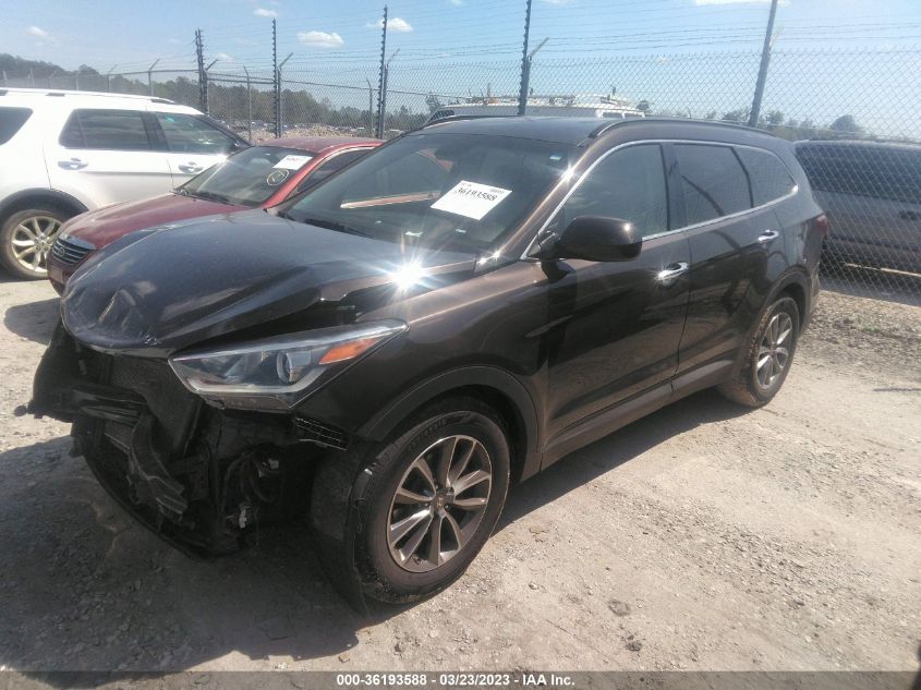 2017 Hyundai Santa Fe Se VIN: KM8SMDHF9HU176686 Lot: 36193588