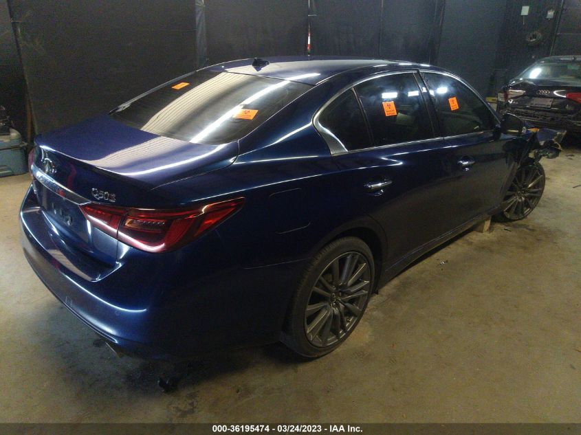 JN1FV7AR3KM800758 2019 Infiniti Q50 3.0T Red Sport 400