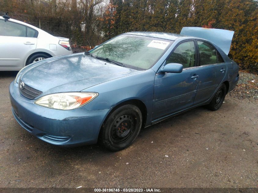 2002 Toyota Camry Xle/Se/Le VIN: 4T1BE32KX2U626446 Lot: 36196745