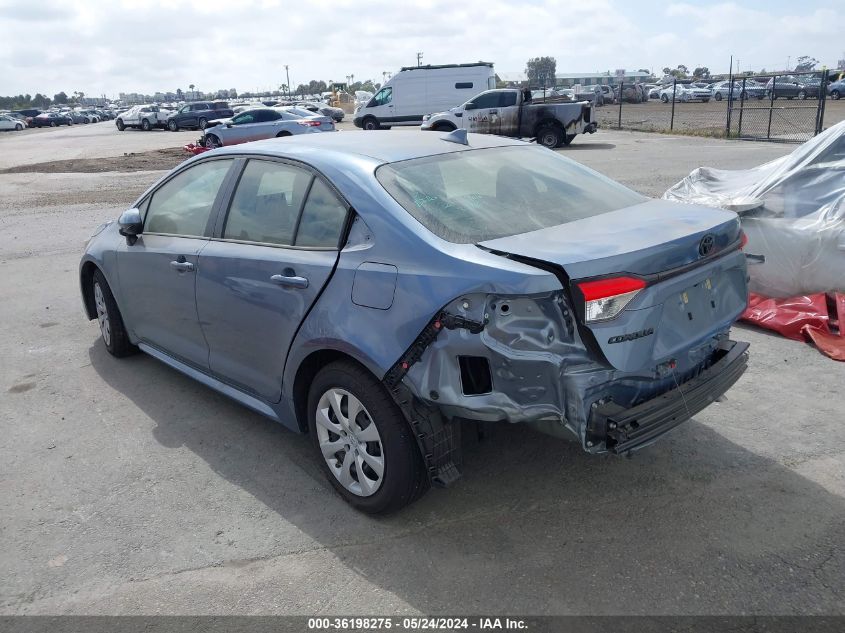 2023 Toyota Corolla Le VIN: JTDB4MEE7PJ003135 Lot: 36198275