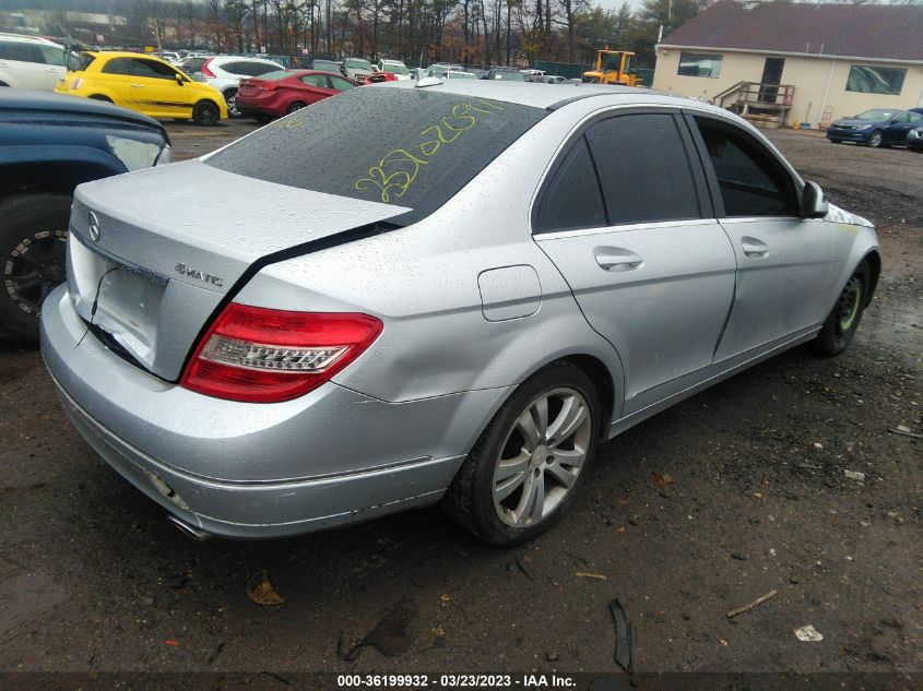 2009 Mercedes-Benz C 300 Sport 4Matic/Luxury 4Matic VIN: WDDGF81X69F246123 Lot: 36199932