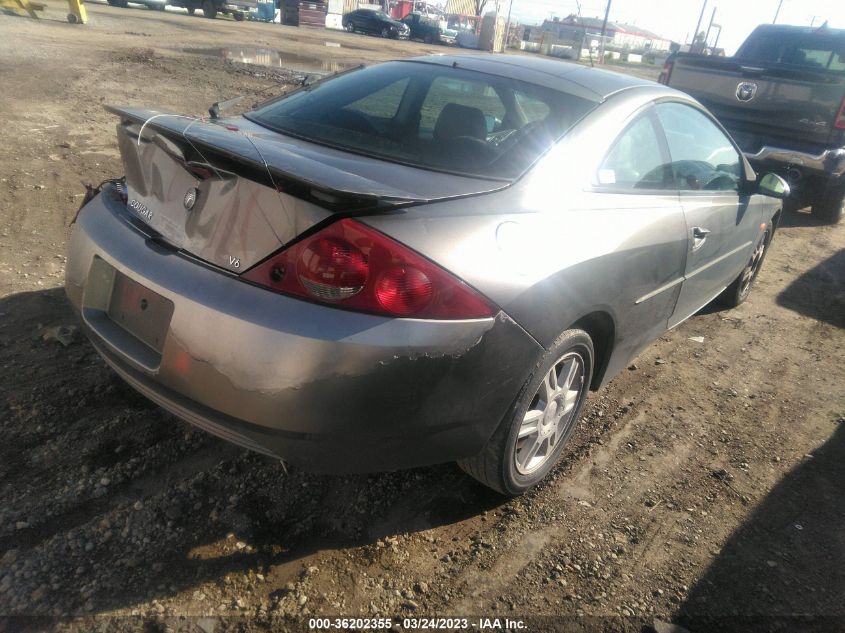 2002 Mercury Cougar Sport/Sport Premium/Sport Ultimate VIN: 1ZWFT61L225601664 Lot: 36202355