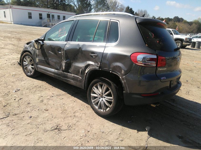 2013 Volkswagen Tiguan Se VIN: WVGAV7AX2DW024227 Lot: 36202859