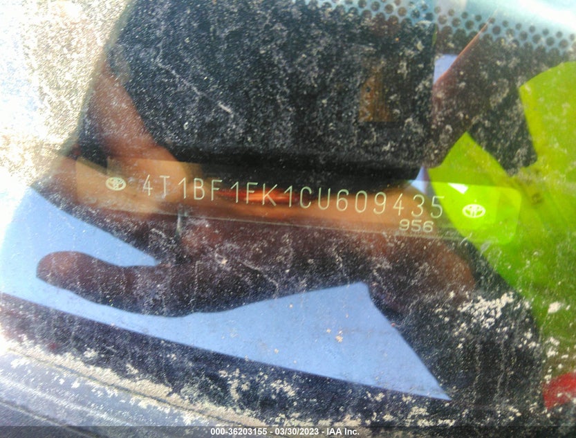 4T1BF1FK1CU609435