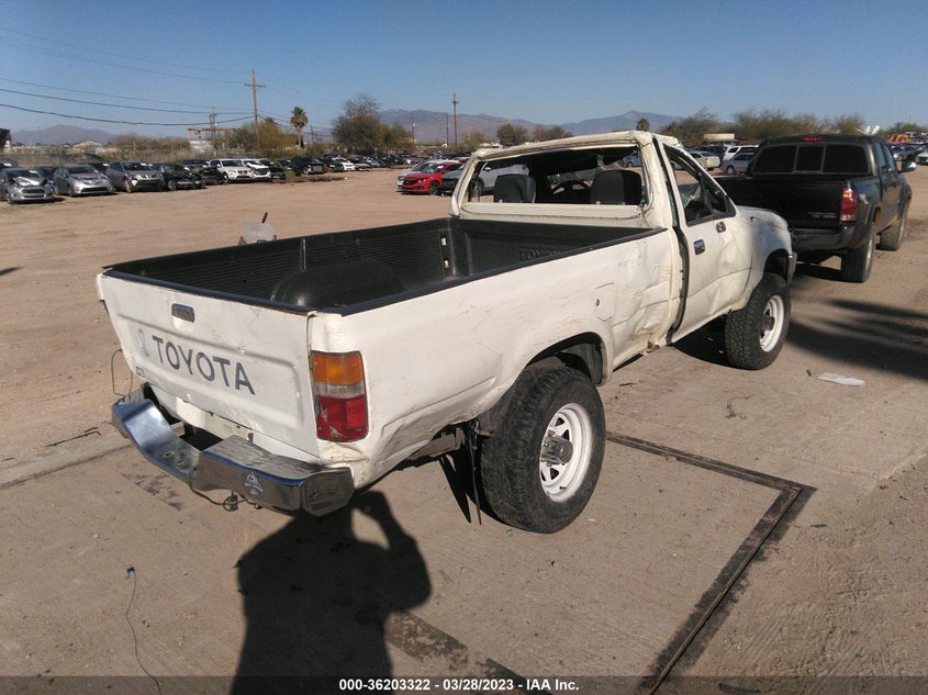 1990 Toyota Pickup 1/2 Ton Lng Wheelbase Dlx VIN: JT4VN02D4L0000160 Lot: 36203322