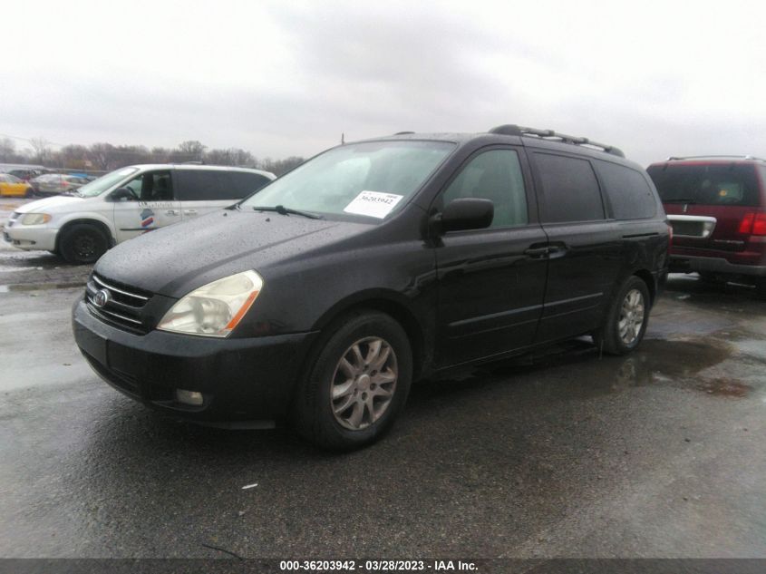 2008 Kia Sedona Ex VIN: KNDMB233186195337 Lot: 40803609