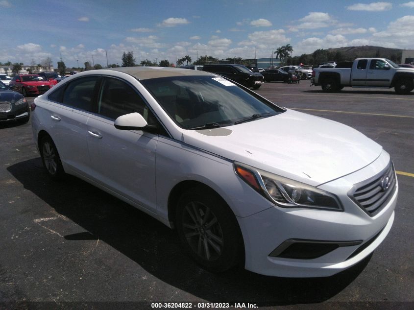 2017 Hyundai Sonata Se VIN: 5NPE24AF9HH593625 Lot: 36204822