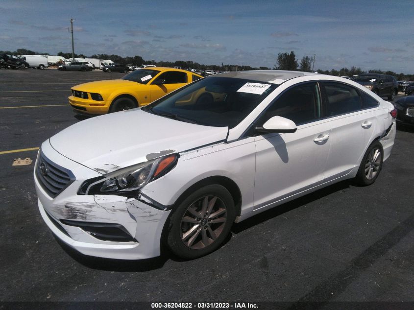 2017 Hyundai Sonata Se VIN: 5NPE24AF9HH593625 Lot: 36204822