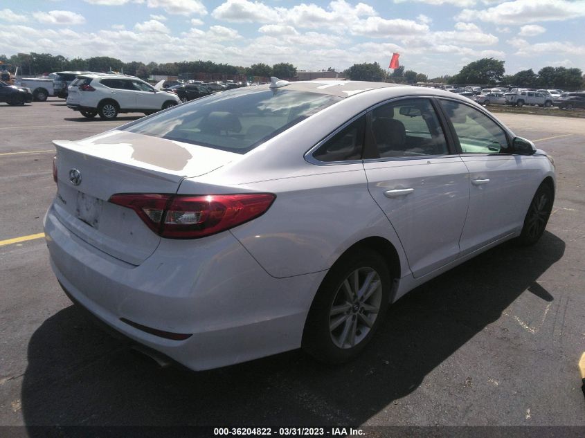 2017 Hyundai Sonata Se VIN: 5NPE24AF9HH593625 Lot: 36204822