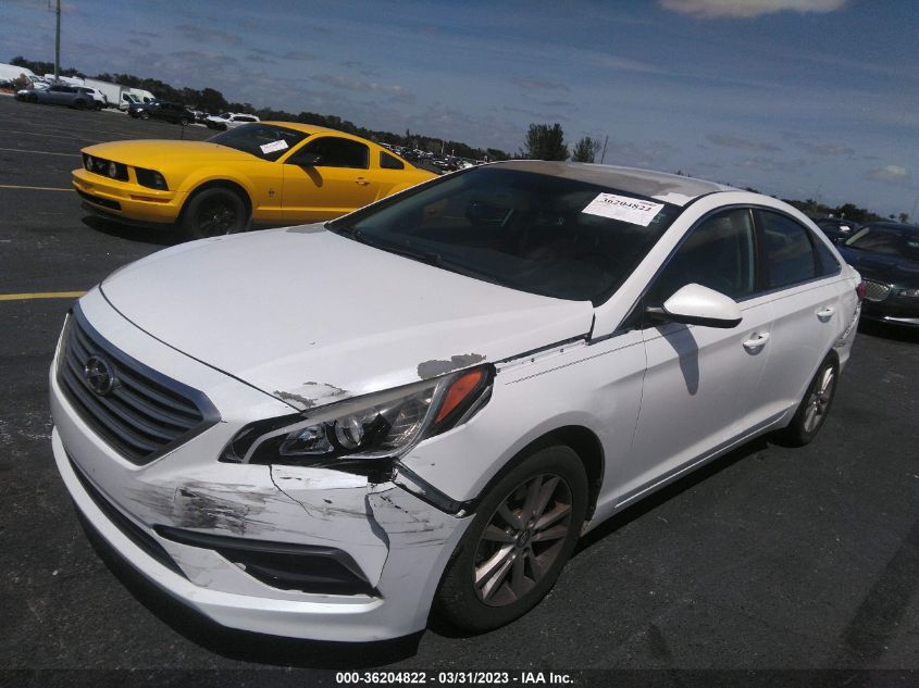 2017 Hyundai Sonata Se VIN: 5NPE24AF9HH593625 Lot: 36204822