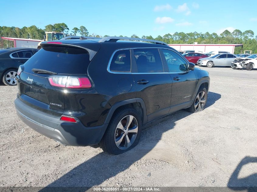 2019 Jeep Cherokee Limited 4X4 VIN: 1C4PJMDX2KD414645 Lot: 36205051