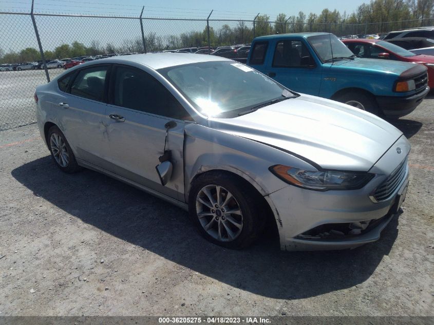 2017 Ford Fusion Se VIN: 3FA6P0HD0HR169692 Lot: 36205275