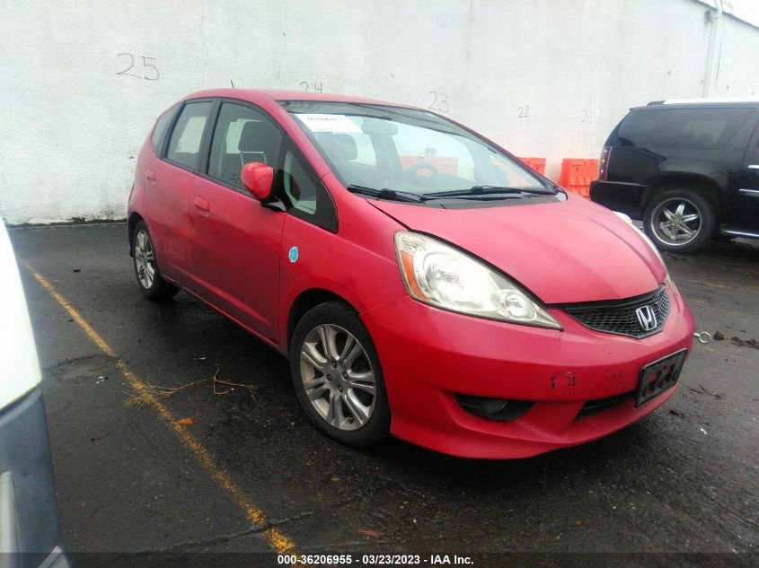 2009 Honda Fit Sport VIN: JHMGE87479C005410 Lot: 36206955