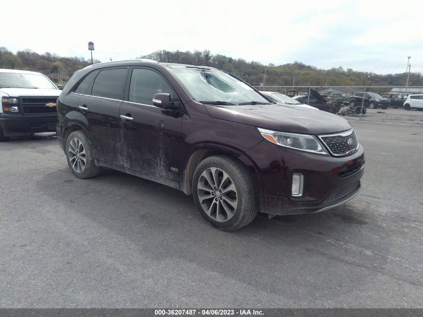 5XYKWDA78EG495883 2014 Kia Sorento Sx V6