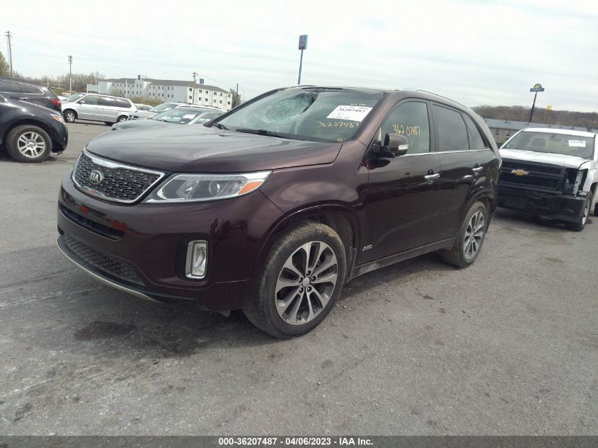 5XYKWDA78EG495883 2014 Kia Sorento Sx V6