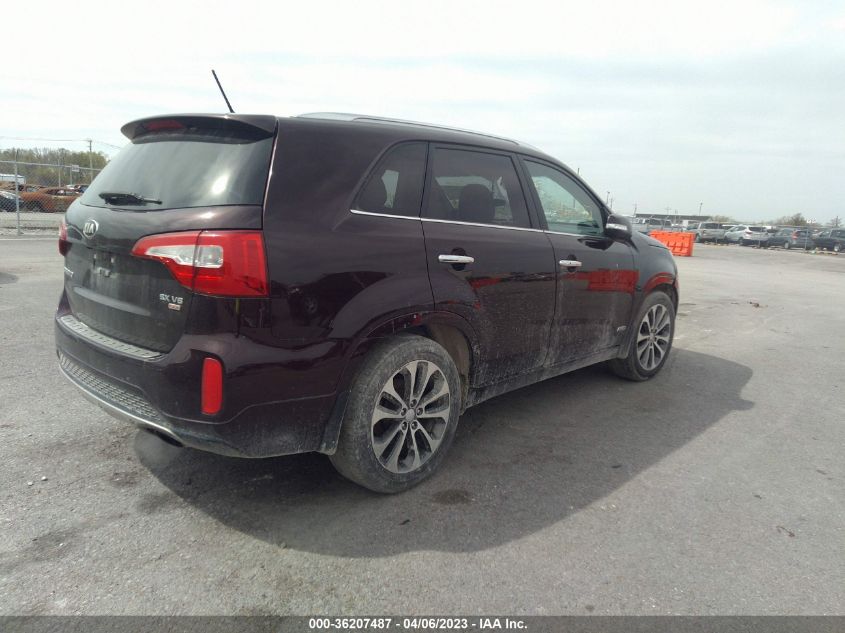 2014 Kia Sorento Sx V6 VIN: 5XYKWDA78EG495883 Lot: 36207487