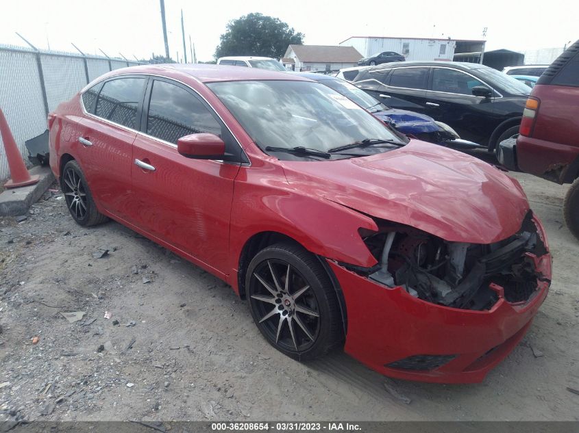 2017 Nissan Sentra Sv VIN: 3N1AB7AP0HL656607 Lot: 36208654