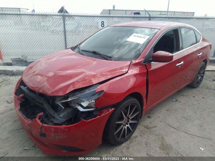 2017 Nissan Sentra Sv VIN: 3N1AB7AP0HL656607 Lot: 36208654