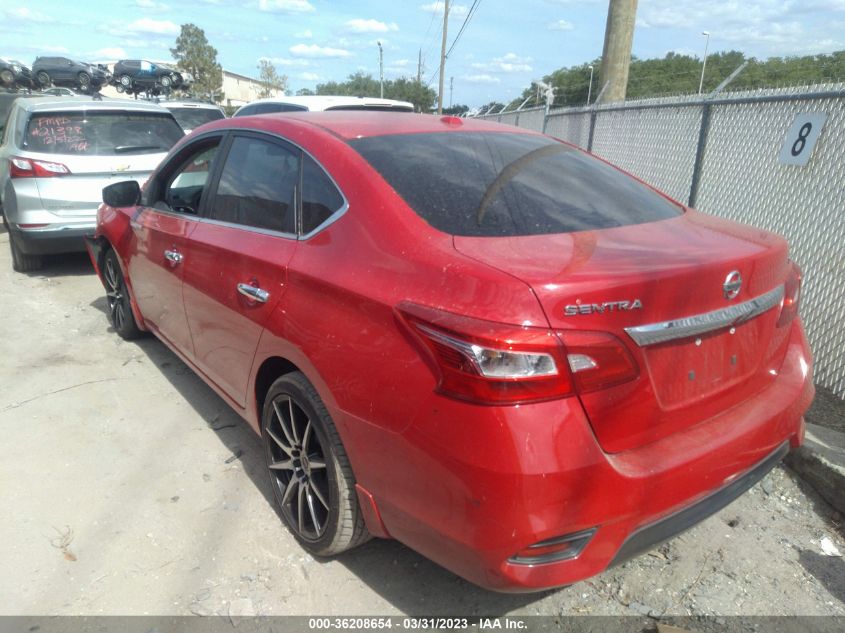 2017 Nissan Sentra Sv VIN: 3N1AB7AP0HL656607 Lot: 36208654