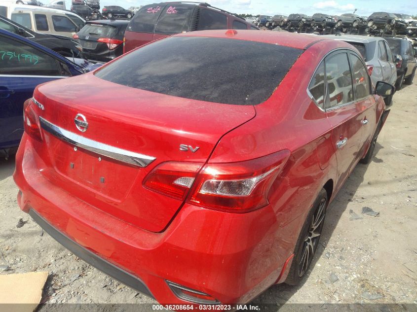 2017 Nissan Sentra Sv VIN: 3N1AB7AP0HL656607 Lot: 36208654