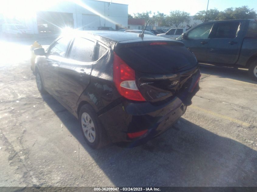 2016 Hyundai Accent Se VIN: KMHCT5AE2GU244291 Lot: 36209047