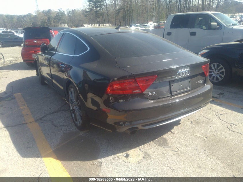 2012 Audi A7 Premium VIN: WAUSGAFC7CN004398 Lot: 36209505