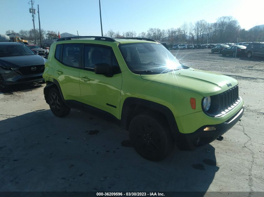 2018 Jeep Renegade Upland Edition 4X4 VIN: ZACCJBAB8JPJ00197 Lot: 36209596