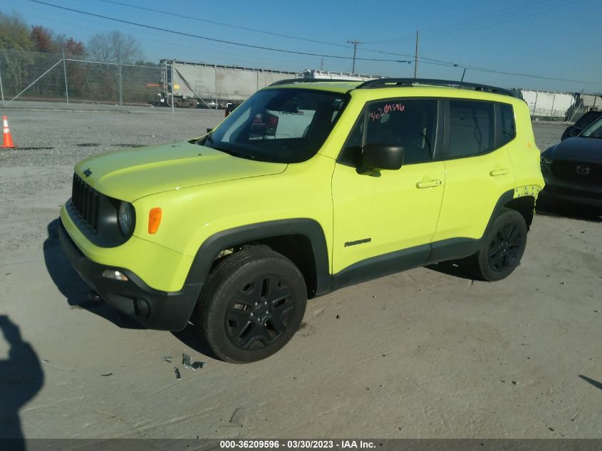 2018 Jeep Renegade Upland Edition 4X4 VIN: ZACCJBAB8JPJ00197 Lot: 36209596