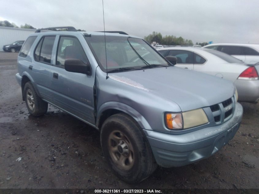 2004 Isuzu Rodeo S 3.2L V6 VIN: 4S2CK58WX44303402 Lot: 36211361