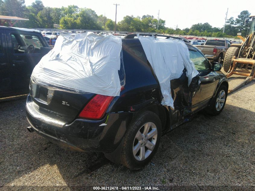 2007 Nissan Murano Sl VIN: JN8AZ08T07W519702 Lot: 36212478