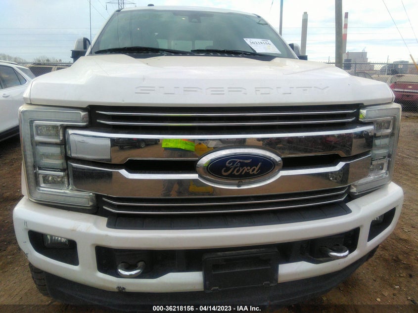 2017 Ford Super Duty F-250 Srw Lariat/Platinum VIN: 1FT7W2BT9HEC63666 Lot: 36218156