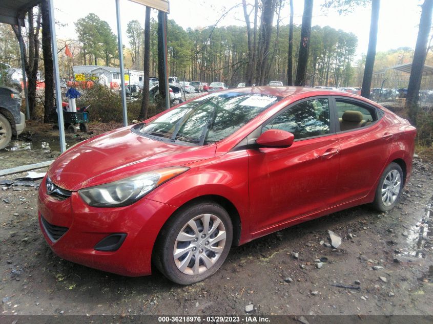 2012 Hyundai Elantra Gls VIN: KMHDH4AE1CU247452 Lot: 36218976