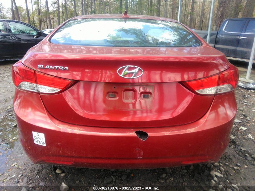 2012 Hyundai Elantra Gls VIN: KMHDH4AE1CU247452 Lot: 36218976