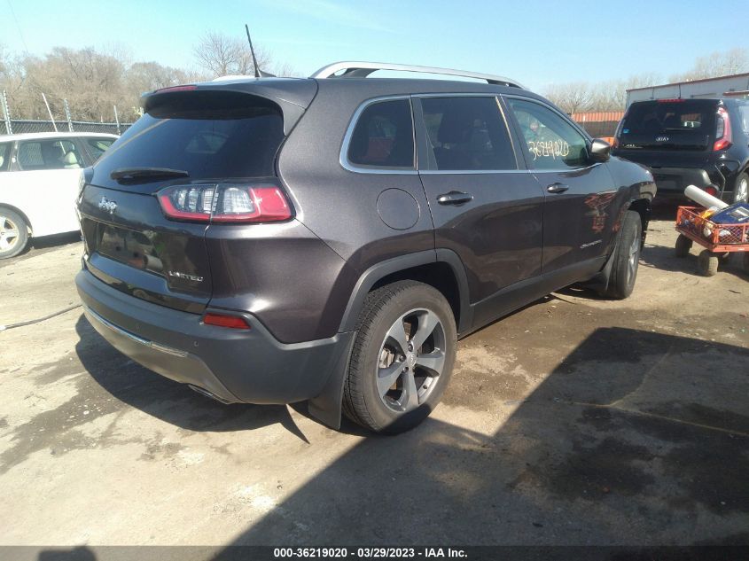 2019 Jeep Cherokee Limited 4X4 VIN: 1C4PJMDX6KD293960 Lot: 36219020