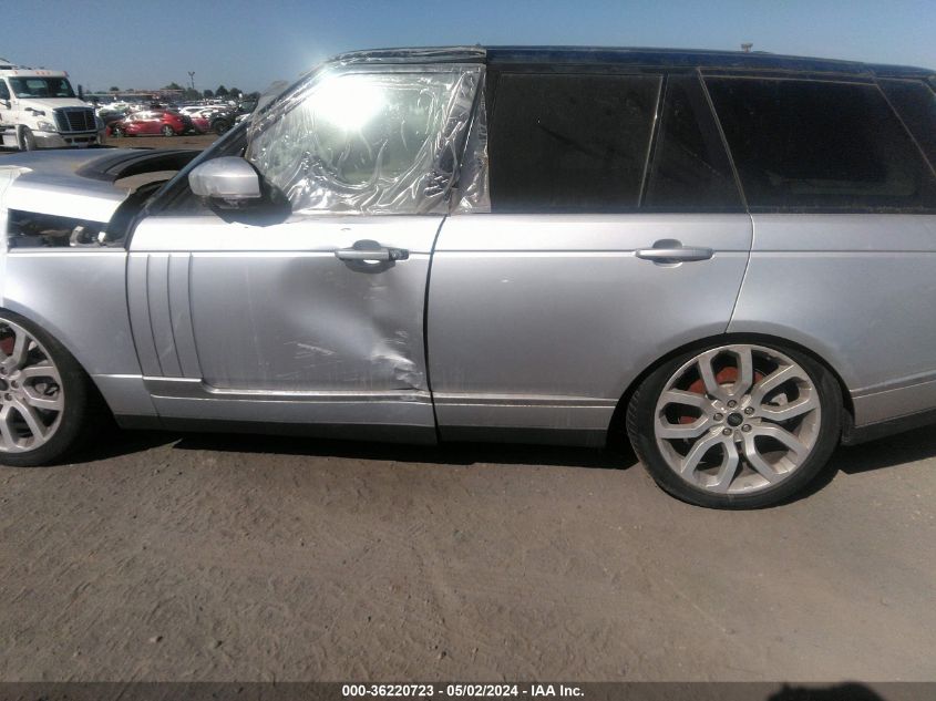 2014 Land Rover Range Rover 5.0L V8 Supercharged/5.0L V8 Supercharged Ebony Edition VIN: SALGS2EF1EA151800 Lot: 36220723