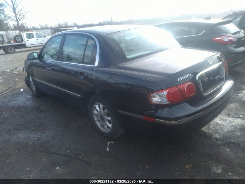 2004 Kia Amanti VIN: KNALD124045037630 Lot: 36221132