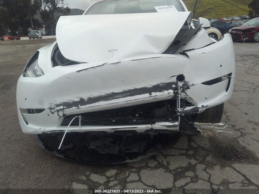 2020 Tesla Model Y Long Range Dual Motor All-Wheel Drive VIN: 5YJYGDEE1LF033931 Lot: 36221631