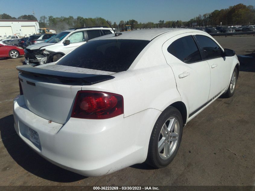 2013 Dodge Avenger Se V6 VIN: 1C3CDZAGXDN749869 Lot: 36223269