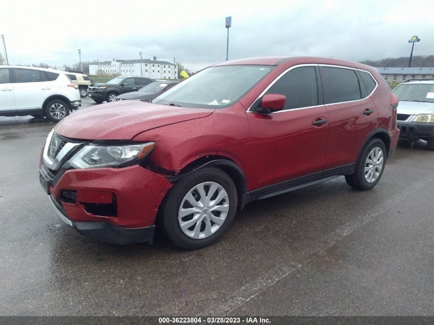 2017 Nissan Rogue S VIN: JN8AT2MTXHW396382 Lot: 36223804