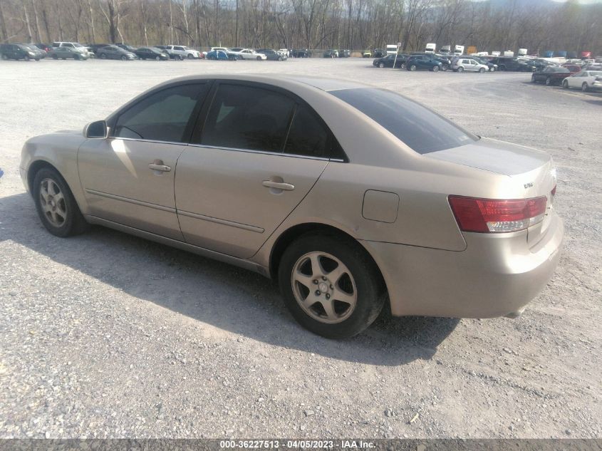 2006 Hyundai Sonata Lx V6/Gls V6 VIN: 5NPEU46F46H021488 Lot: 36227513